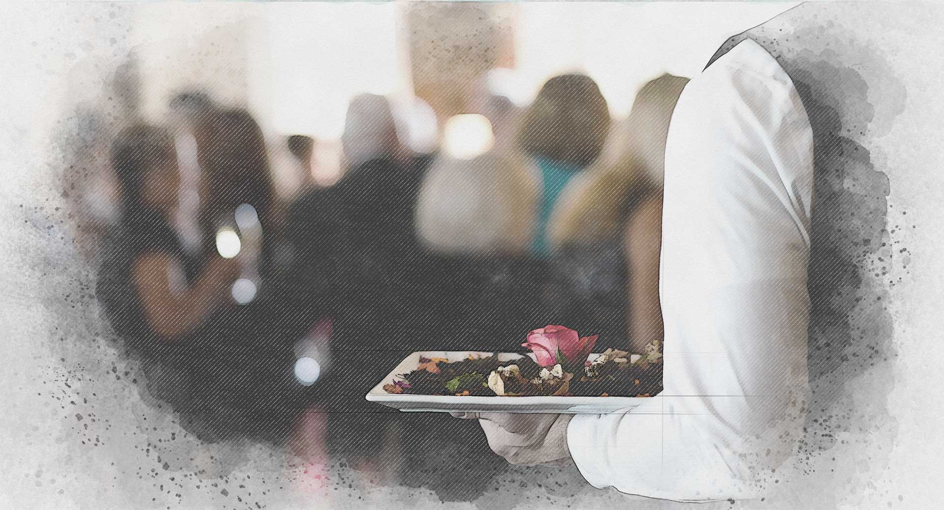 تقديم الطعام